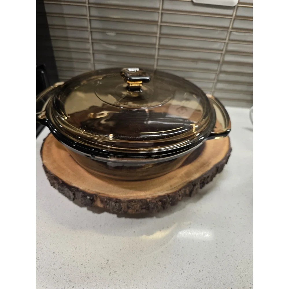 Vintage Anchor Hocking Ovenware 2qt Casserole Dish 9